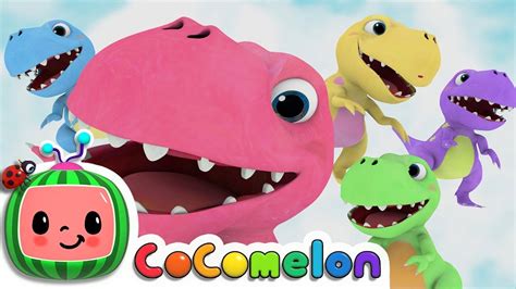 Five Little Dinosaurs | CoComelon Nursery Rhymes & Kids Songs - YouTube