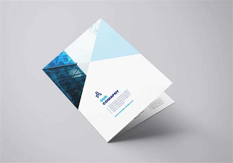 Free Bi Fold Mockup Template (Psd) in Two Fold Brochure Template Psd – Sample.gelorailmu.com