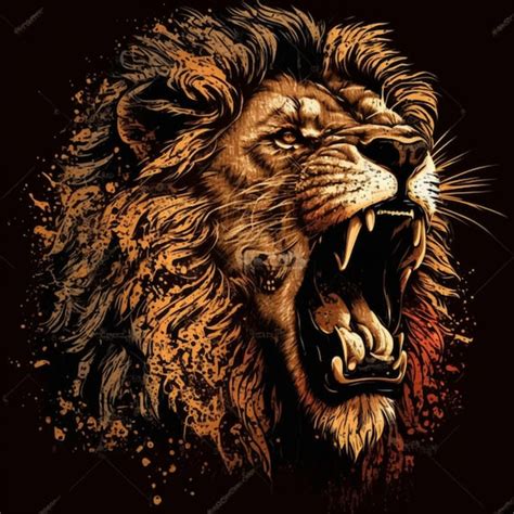 Roar Lion Clipart Image