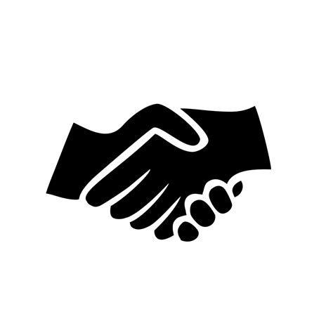 Handshake Logo Png Business Handshake Black Silhouette Hands | Images and Photos finder