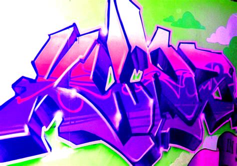 Amazing Graffiti Art Background Design