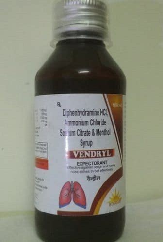 Vendryl Cough Syrup For Wet Cough General Medicines at Best Price in Ahmedabad | Street Mall