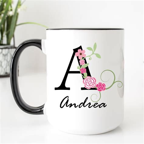 Custom Initial Mug Personalized Coffee Mug Personalized Name | Etsy