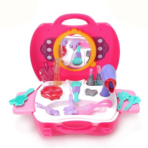 Pink girls cosmetics toys set dressing table toys for kids children gift Sale - Banggood.com ...