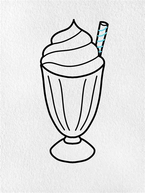 How to Draw a Milkshake - HelloArtsy