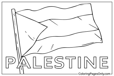 Palestine Flag Coloring Page - Free Printable Coloring Pages