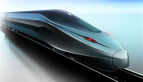 high speed train on Behance