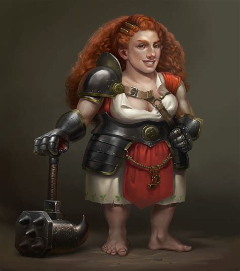 ArtStation - Dwarf woman