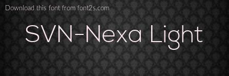 SVN-Nexa Light font details - Font2s.com