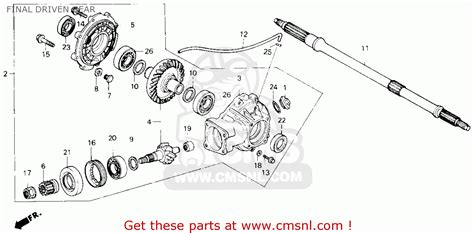 Honda Trx 250 Parts Diagram