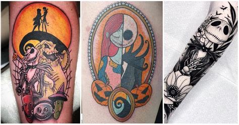 Sally And Jack Nightmare Before Christmas Tattoos