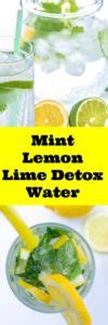 Mint Lemon Lime Detox Water