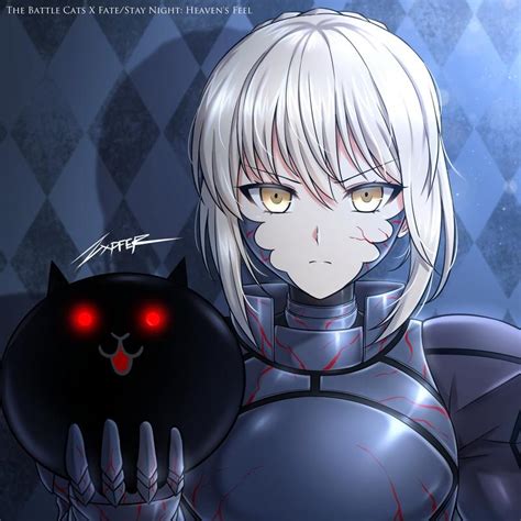 [Fan-made]Saber Alter & Killer cat : r/battlecats