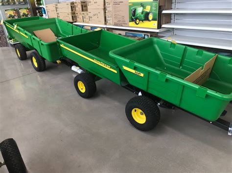 John Deere 10P Lawn Garden Trailer Dump Cart - RonMowers