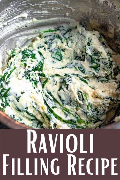 Ravioli Filling Recipe - Fresh and Authentic- The Foreign Fork