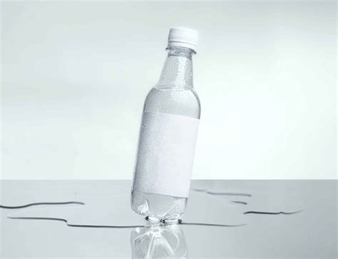 Small Plastic Water Bottle Mockup (PSD)