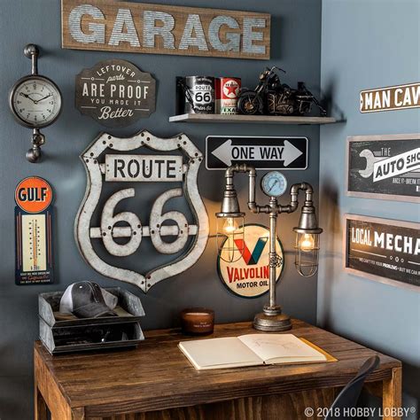 Update your man cave with automotive decor! | Man cave home bar, Man ...