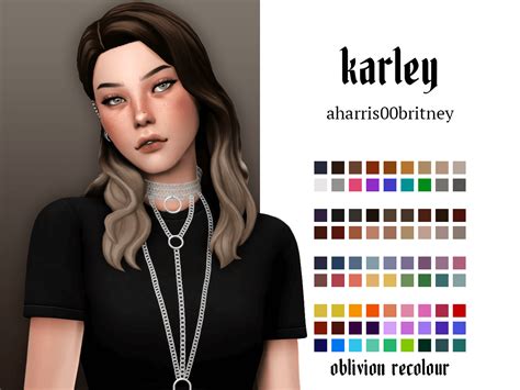 Sims 4 Karley Ombre Hair | The Sims Book