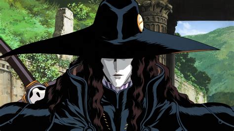 Wallpaper : Vampire Hunter D, anime, animation, animated movies, hat, sword, long hair ...