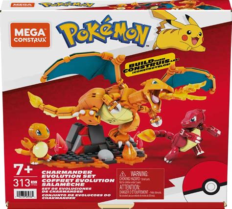 Mega Construx Pokemon Charmander Evolution Set Wholesale