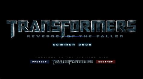 Transformers: Revenge Of The Fallen Official Site Updated With New Logo ...