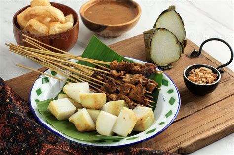 Sate Padang. Spicy Beef Satay from Padang, West Sumatra. 20214916 Stock ...