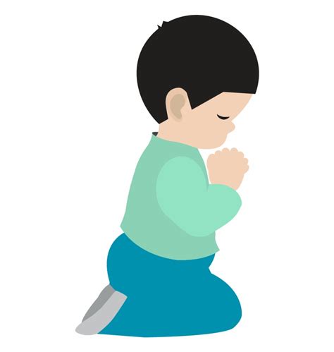 boy praying clipart - Clip Art Library