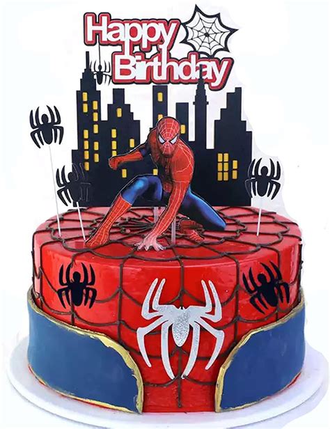 How to make a spiderman cake decor for your little superhero