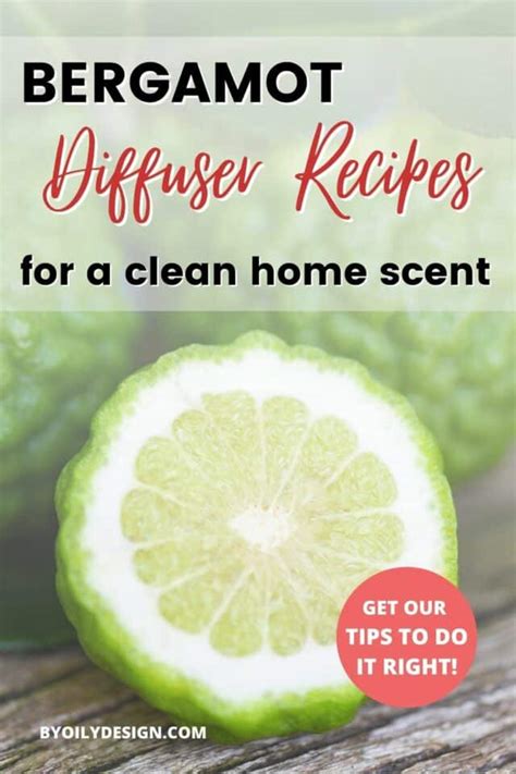 Bergamot essential oil recipes - By Oily Design