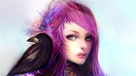 Pink Hair Anime Girl Artwork Wallpaper,HD Artist Wallpapers,4k Wallpapers,Images,Backgrounds ...