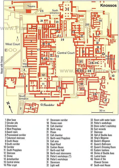 Knossos Map – explore this ancient Minoan site in Crete