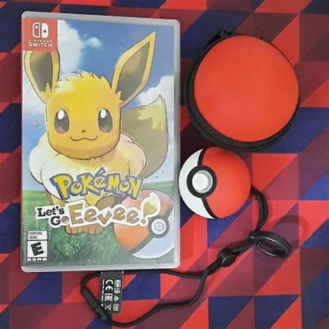 Pokemon Let's Go Eevee with Pokeball Plus (no mew), Video Gaming, Video ...