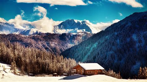 Download wallpaper: Winter landscape from Tirol 1920x1080