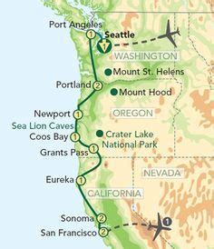 Pacific Northwest Road Map