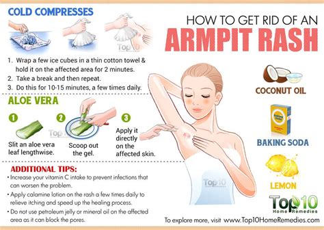 How to Get Rid of an Armpit Rash | Top 10 Home Remedies