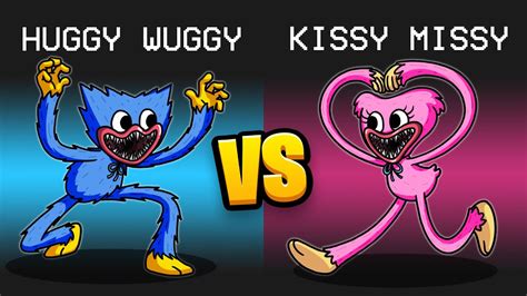 HUGGY WUGGY vs. KISSY MISSY Mod in Among Us... - YouTube