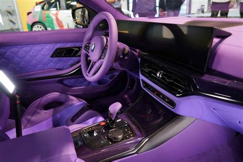 BMW M3 Touring In Mint Green With Purple Interior Looks Wild