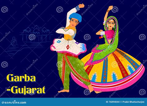 Dance Gujarat Stock Illustrations – 786 Dance Gujarat Stock ...