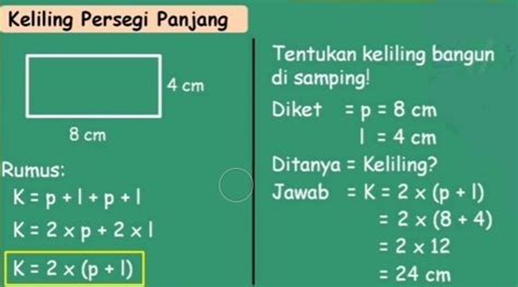 Keliling Persegi Panjang - Lentera EDU