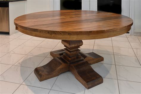 Built in Canada Solid Wood Round Table » Anne-Quinn Furniture