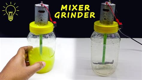 How to make mini simple Mixer Grinder at Home | DIY Mixer Grinder - YouTube