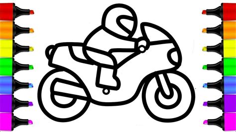 Easy Motorcycle Drawing at GetDrawings | Free download