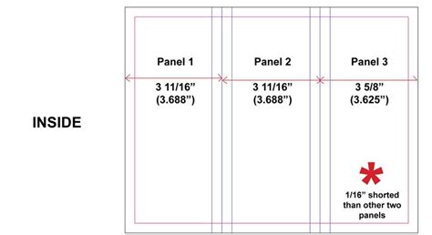 Standard Brochure Size