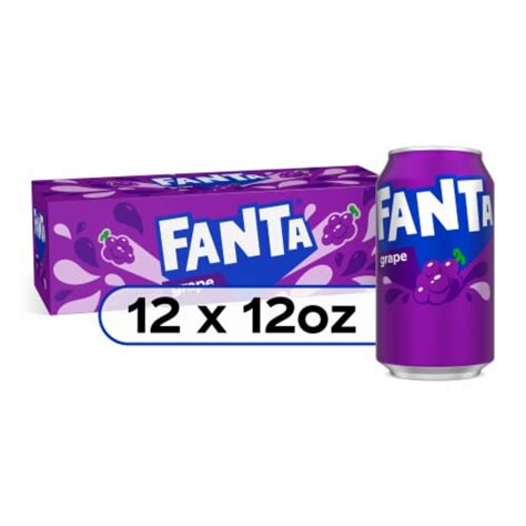 Fanta® Grape Soda Cans, 12 pk / 12 fl oz - King Soopers