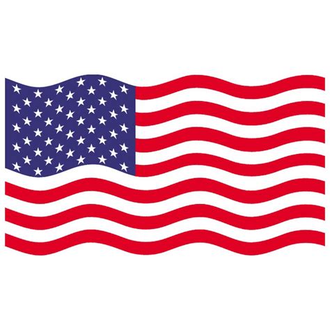 USA wavy flag Royalty Free Stock SVG Vector