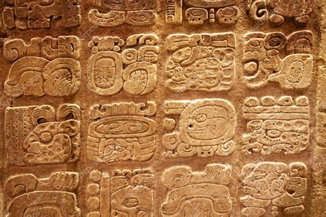 Mayan hieroglyphs Stock Photo by ©NataliGlado 4314763