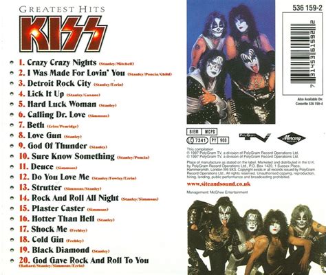 KISS GREATEST HITS CD