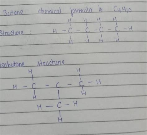 Draw the chemical structure of Butane and Isobutane. Justify that they ...