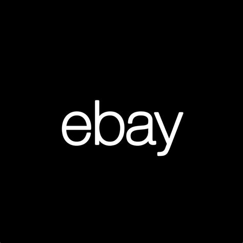 eBay Icon Black White | Schwarz weiß, Schwarzer hintergrund, Ebay