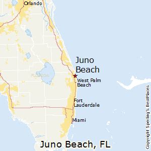 Juno Beach Florida Map - Map Of Florida